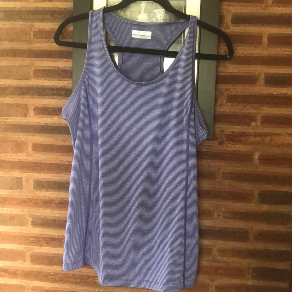 Columbia racer back running tank. EUC.